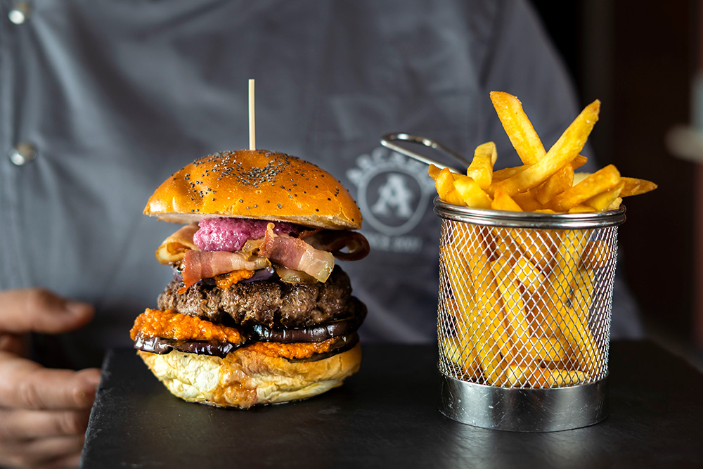 Arcadia Buns con patatine fritte